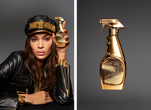 Gold fresh couture joan smalls moschino eau de beaux
