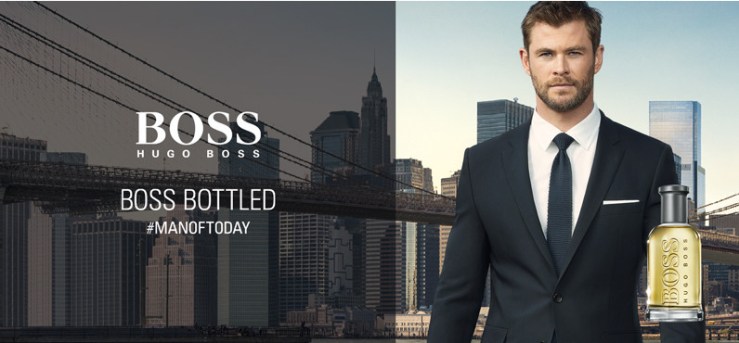Boss Bottled  Chris Hemsworth eau de beaux
