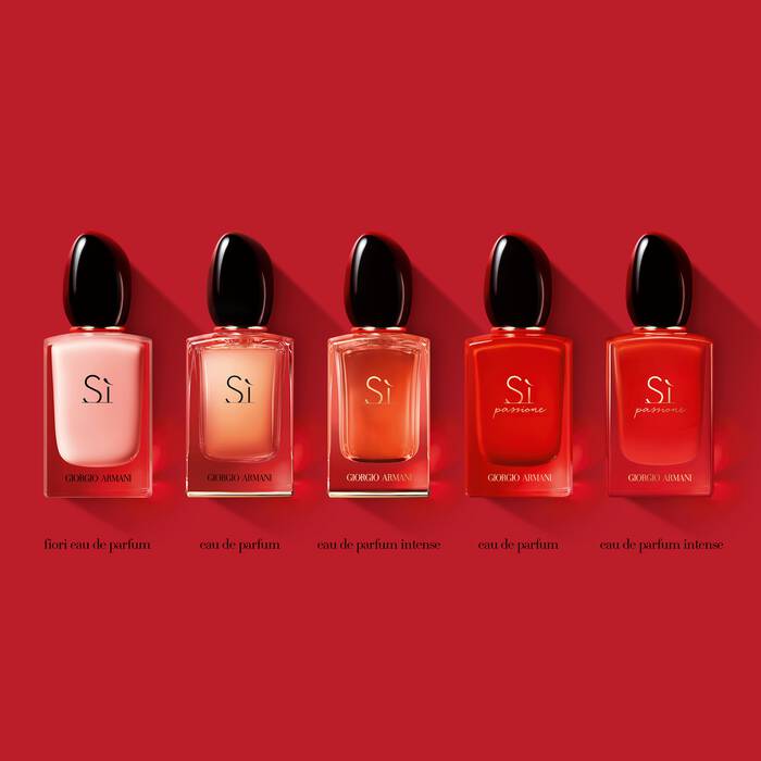 Colección de fragancias Sí  Giorgio Armani  eau de beaux