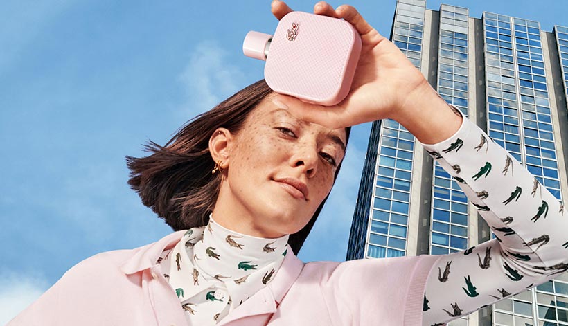 Maeva Giani Marshall Lacoste L.12.12 Rose