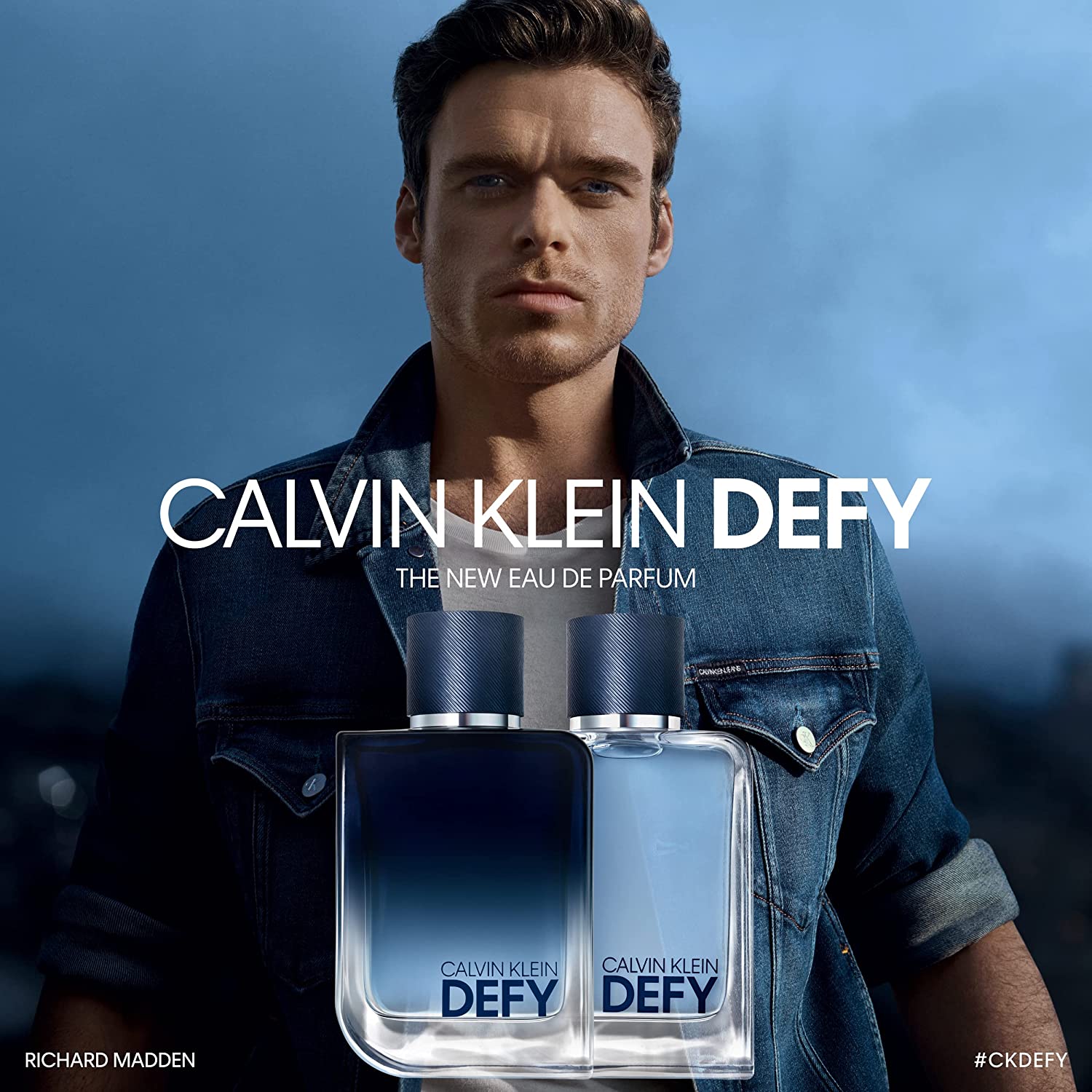 Richard Madden para Calvin Klein Defy Eau de Parfum