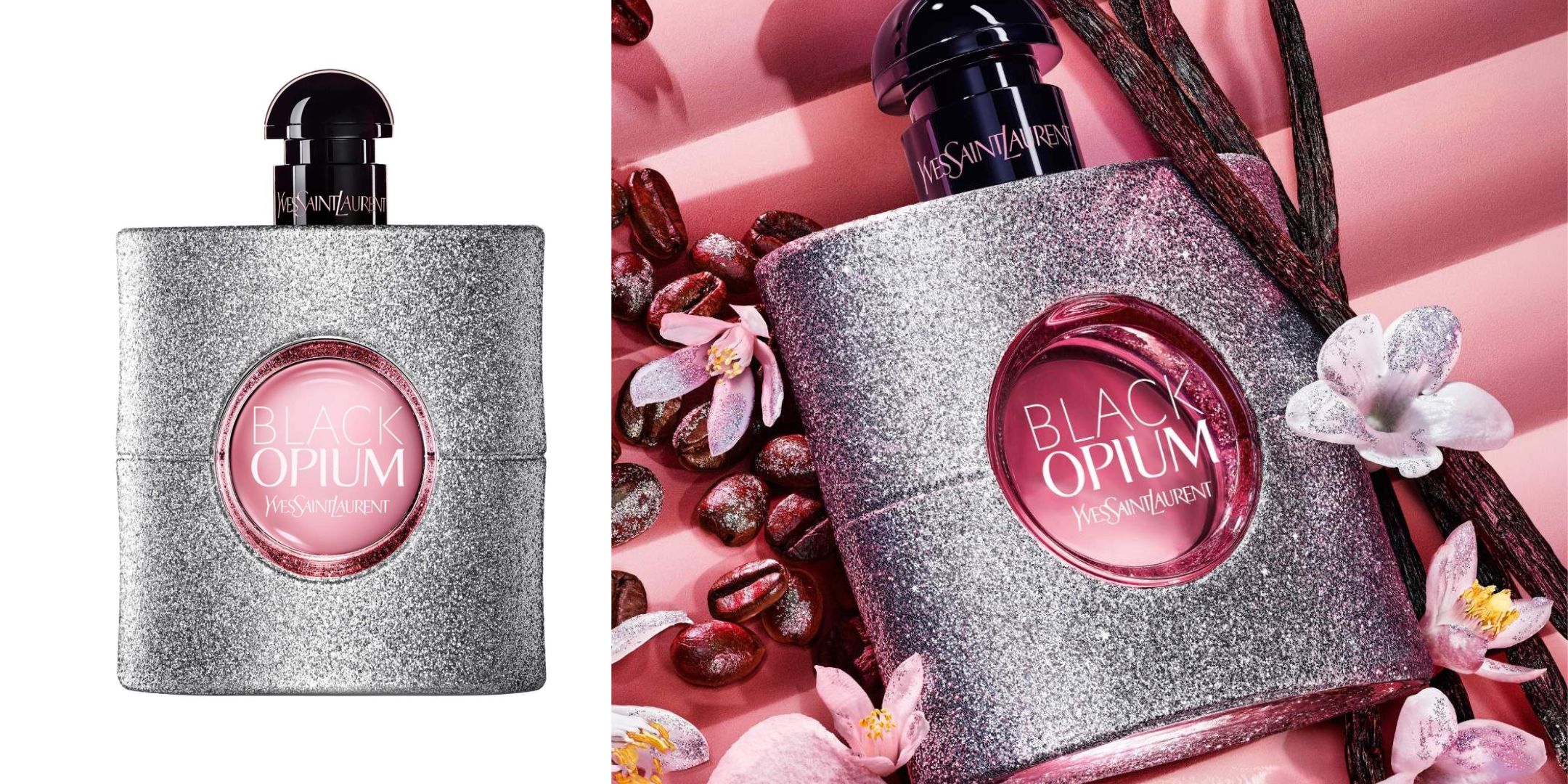 Yves Saint Laurent Black Opium Glitter eaudebeaux.com